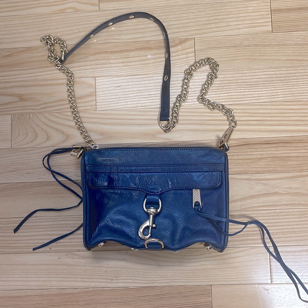 Rebecca Minkoff MAB crossbody bag with studs - royal blue